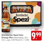 Aktuelle Krombacher Angebote bei EDEKA in Lahr (Schwarzwald) Aktuelles Spezi Cola-Orange-Mix Angebot bei EDEKA in Lahr (Schwarzwald) ab 9,99 €