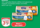 Aktuelle Mülleimer Angebote bei GLOBUS in Saarbrücken Aktuelles Reißfest & Dicht Müllbeutel 35 l Angebot bei GLOBUS in Saarbrücken ab 3,50 €