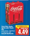 Coca Cola, Fanta, Sprite oder Mezzo Mix von Coca Cola für 4,49 € bei E center im Angebot Coca Cola, Fanta, Sprite oder Mezzo Mix von Coca Cola im aktuellen E center Prospekt