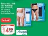Damen Maxi-Taillenslips im Angebot bei GLOBUS in Wolfenbüttel Damen Maxi-Taillenslips Angebote von Sloggi bei GLOBUS Wolfenbüttel für 14,99 €