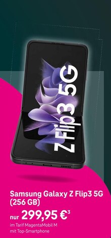 Galaxy Z Flip3 5G Angebot in Gleiszellen-Gleishorbach im aktuellen Prospekt bei Telekom Shop in Gleiszellen-Gleishorbach