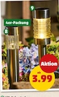 Edelstahl-Solarstecker oder Solargartenstecker Angebote bei Penny Lehrte für 3,99 €