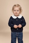 Promo Pull brodé à col chambray en coton à 20,99 € dans le catalogue Monoprix Haguenau à Haguenau