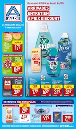 Prospectus Aldi, "ARRIVAGES ENTRETIEN À PRIX DISCOUNT" à Clamecy et alentours, 42 pages, 20/05/2025 - 26/05/2025 Catalogue Aldi "ARRIVAGES ENTRETIEN À PRIX DISCOUNT" à Clamecy et alentours, 42 pages, 20/05/2025 - 26/05/2025