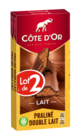 Tablettes de chocolat praliné - CÔTE D'OR dans le catalogue Carrefour Market