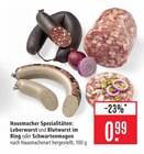 Leberwurst im Angebot bei Marktkauf in Nürtingen Leberwurst Angebote bei Marktkauf Nürtingen für 0,99 €