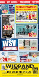 Aktueller wohnen & sparen Wiegand Prospekt mit Farbe, "EISKALTE WSV RÄUMUNG.", Seite 10