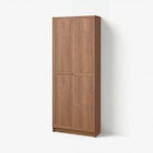 Braun im IKEA Prospekt Bücherregal mit Türen braun Nussbaumnachbildung von BILLY / OXBERG im aktuellen IKEA Prospekt für 139,99 €