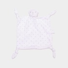 Doudou ours carré effet velours blanc bébé en promo chez La Halle Strasbourg à 5,59 €