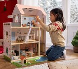 Maison de poupées - Lupilu en promo chez Lidl La Rochelle à 53,99 €