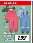 Matsch- und Buddelhose für 7,99 € bei Lidl im Angebot Matsch- und Buddelhose im aktuellen Lidl Prospekt