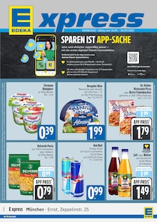 E xpress Prospekt Haar "HOL DIR DIE EDEKA APP." mit 4 Seiten