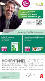 mea - meine apotheke Prospekt Unsere November-Angebote mit 4 Seiten