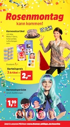 Faschingskostüme Angebot im aktuellen Thomas Philipps Prospekt auf Seite 6