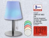 Lampe de table led - CASALUX en promo chez Aldi Lampe de table led - CASALUX dans le catalogue Aldi