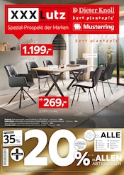 Esstisch im XXXLutz Prospekt in Gelsenkirchen Aktueller XXXLutz Prospekt mit Esstisch, "Spezial-Prospekt der Marken", Seite 1