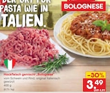 Hackfleisch gemischt „Bolognese“ Angebote bei Netto Marken-Discount Nordhorn für 3,49 €