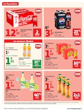Promos Coca-Cola dans le catalogue "LES TOPS" de Auchan Hypermarché Coca-Cola en promo dans le catalogue Auchan Hypermarché à la page 4