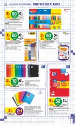 Prix et réduction Stylo-Bille dans le prospectus Intermarché en cours Offre Stylo-Bille dans le catalogue Intermarché du moment à la page 10
