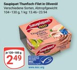 Thunfisch-Filet in Olivenöl Angebote von Saupiquet bei GLOBUS Duisburg für 2,49 €