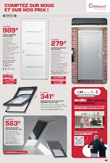 Promotion Porte D'entrée dans le prospectus Gedimat, valable du 09/09/2026 au 26/09/2026 Promo Porte D'entrée dans le catalogue Gedimat du moment à la page 9