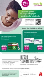 mea - meine apotheke Apotheken Prospekt der aktuellen Woche mit 4 Seiten, gültig von 01.02.2026 bis 28.02.2026, in Schonach und Umgebung Aktueller mea - meine apotheke Apotheken Prospekt in Schonach und Umgebung, "Unsere Februar-Angebote" mit 4 Seiten, 01.02.2026 - 28.02.2026
