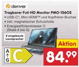 Tragbarer Full-HD Monitor PMO-15602 Angebote von denver bei Netto Marken-Discount Salzgitter für 84,99 €