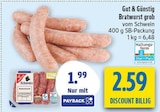 Aktuelles Bratwurst grob Angebot bei diska in Dresden ab 1,99 €