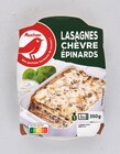 LASAGNES CHÈVRE ÉPINARDS - AUCHAN dans le catalogue Auchan Supermarché