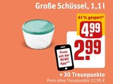 Große Schüssel, 1,1 l Angebote bei REWE Oldenburg für 2,99 €