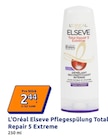 Elseve Pflegespülung Total Repair 5 Extreme von L'Oréal für 2,44 € bei Action im Angebot Elseve Pflegespülung Total Repair 5 Extreme von L'Oréal im aktuellen Action Prospekt