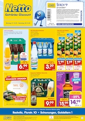 Aktueller Netto Marken-Discount Prospekt mit Jack Daniels, "DER ORT, AN DEM DU IMMER AUSGEZEICHNETE PREISE FINDEST.", Seite 1