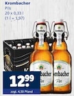 Pils Angebote von Krombacher bei Getränkewelt Haltern am See für 12,99 €