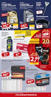 Autobatterie im Sonderpreis Baumarkt Prospekt "20 JAHRE STARKE PREISE" mit 21 Seiten (Göttingen)