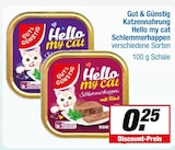 Aktuelle Katzenfutter Angebote bei EDEKA in Hamm Aktuelles Hello my cat Schlemmerhappen Angebot bei EDEKA in Hamm ab 0,25 €