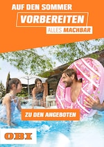 OBI Prospekt für Schwetzingen mit 1 Seite OBI Prospekt für Schwetzingen: "AUF DEN SOMMER VORBEREITEN - ALLES MACHBAR", 1 Seite, 01.05.2021 - 30.06.2021