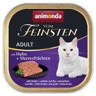 Animonda Cat Vom Feinsten  Adult mit Huhn & Meeresfrüchte 100 g bei Zookauf im Schwanewede Prospekt für 0,79 €