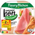 Jambon Simplement Bon - FLEURY MICHON en promo chez Carrefour Market Jambon Simplement Bon - FLEURY MICHON dans le catalogue Carrefour Market