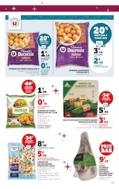 Promos Crevettes Décortiquées Surgelées dans le catalogue "Nos PRIX BAS illuminent vos fêtes" de U Express à la page 13