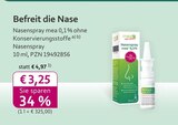 Aktuelle Nasenspray Angebote bei mea - meine apotheke in Braunschweig Aktuelles Nasenspray mea 0,1% Angebot bei mea - meine apotheke in Braunschweig ab 3,25 €