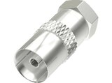 F-Stecker auf Koax-Kupplung, SAT-Adapter, 0 m von HAMA im aktuellen MediaMarkt Saturn Prospekt für 4,49 €
