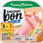 Jambon Simplement Bon -25% de Sel - FLEURY MICHON en promo chez U Express Jambon Simplement Bon -25% de Sel - FLEURY MICHON dans le catalogue U Express