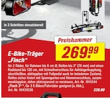 Aktuelles E-Bike-Träger Finch Angebot bei toom Baumarkt in Mülheim (Ruhr) ab 269,99 €