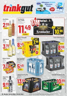 Krombacher im aktuellen Trinkgut Prospekt (Celle) Krombacher im Trinkgut Prospekt "Aktuelle Angebote" mit 6 Seiten (Celle)