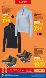 Prix et réduction Chaussures Homme dans le prospectus Lidl en cours Offre Chaussures Homme dans le catalogue Lidl du moment à la page 40