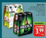 Aktuelle Becks Angebote bei Marktkauf in Erlangen Aktuelles Beck's Angebot bei Marktkauf in Erlangen ab 3,99 €