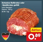 Schweine-Rollbraten oder -Spießbraten gefüllt im Angebot bei Netto Marken-Discount in Halberstadt Schweine-Rollbraten oder -Spießbraten gefüllt Angebote bei Netto Marken-Discount Halberstadt für 0,89 €
