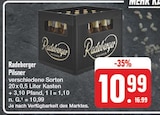 Pilsner Angebote von Radeberger bei EDEKA Freital für 10,99 €