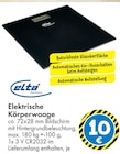 Elektrische Körperwaage Angebote von Elta bei TEDi Sankt Augustin für 10,00 €