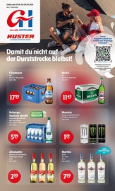Aktueller Huster Getränkemarkt Prospekt in Lichtenau und Umgebung, "Aktuelle Angebote" mit 8 Seiten, 03.06.2024 - 08.06.2024